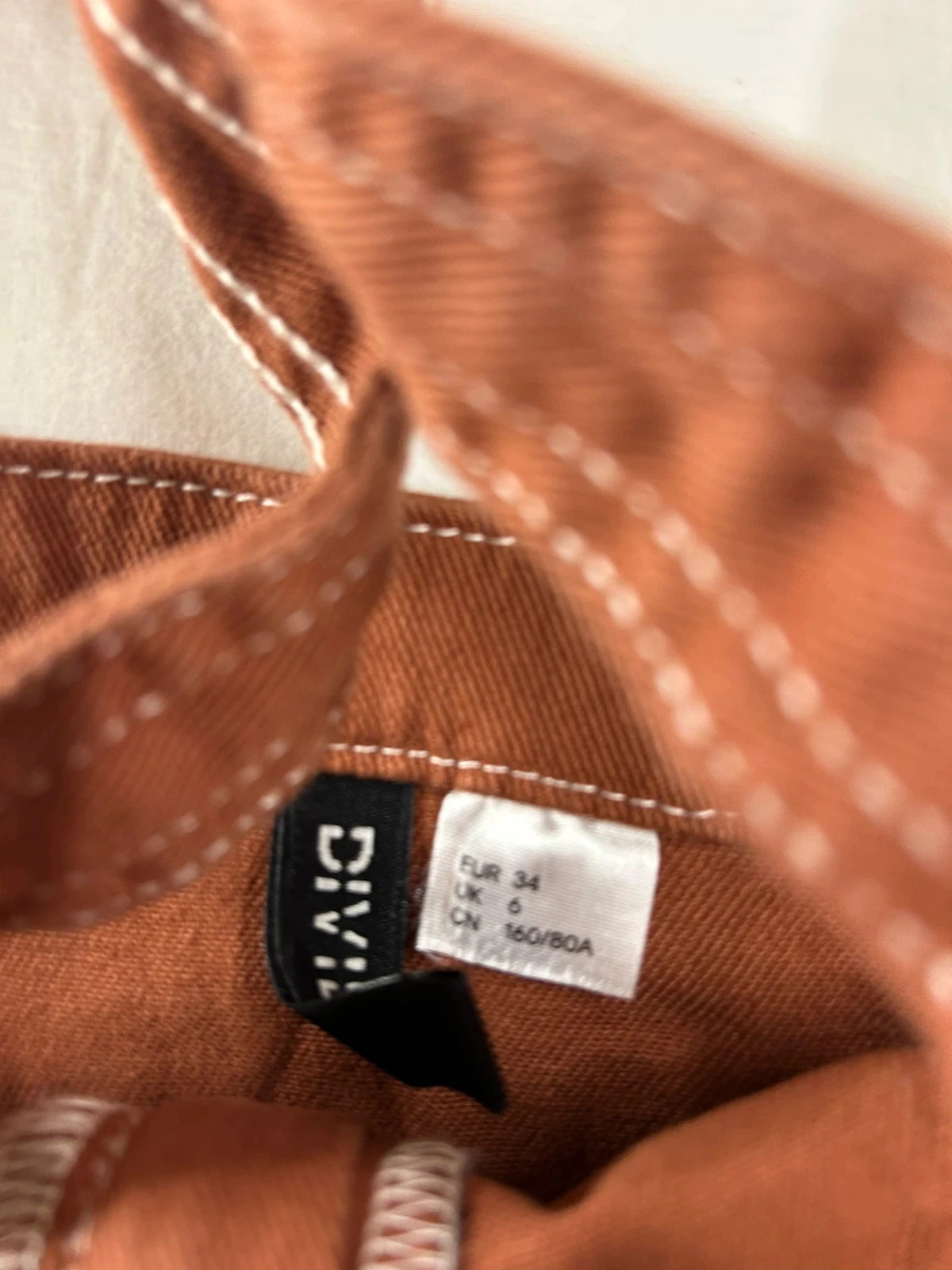 Bruine denim jurk divided h&m – photo 9